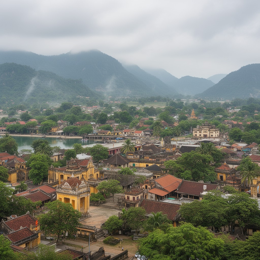 AI-generated illustration of Central Vietnam