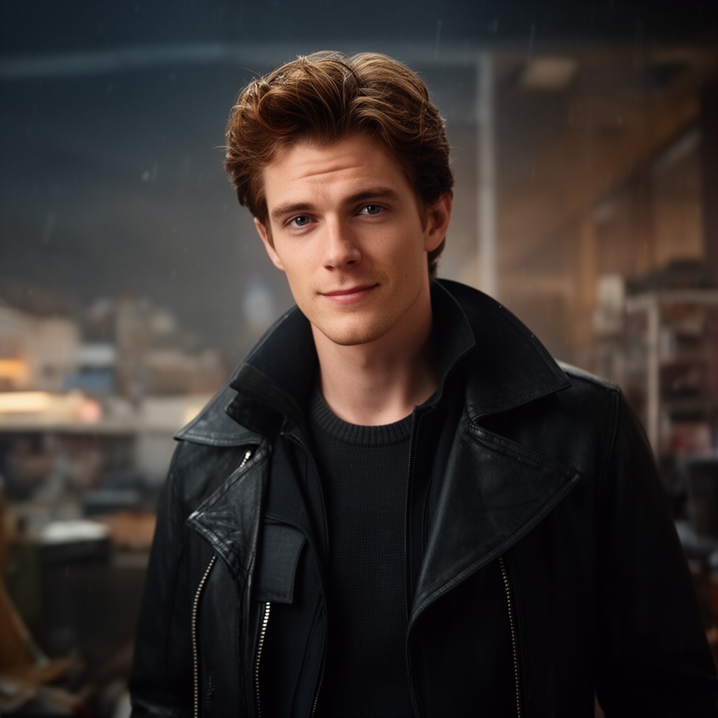 AI-generated illustration of Andrew Garfield