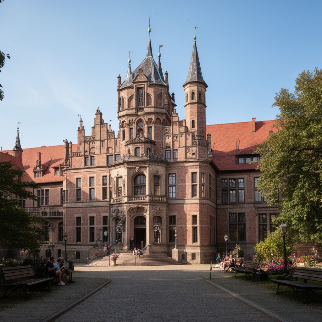 AI-generated illustration of University of Frankfurt (Oder)