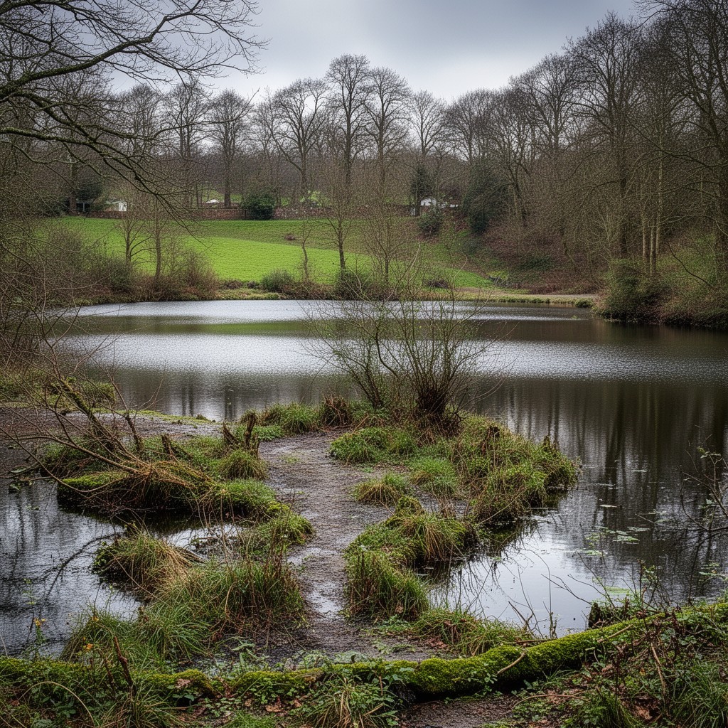 AI-generated illustration of Boggart Hole Clough