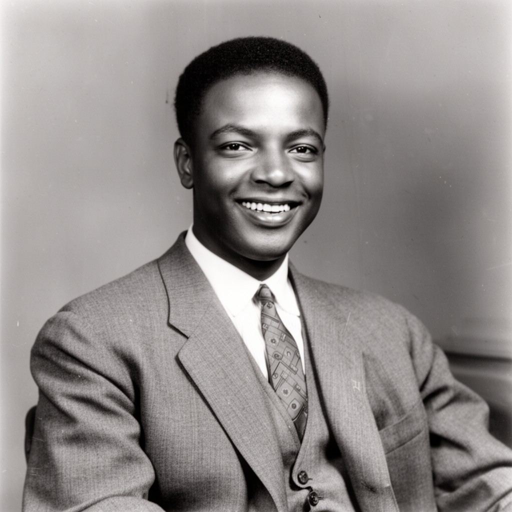 AI-generated illustration of Heman Sweatt was African American