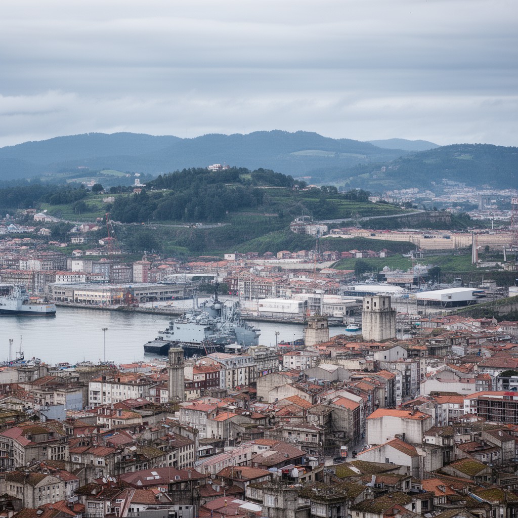 AI-generated illustration of Ferrol