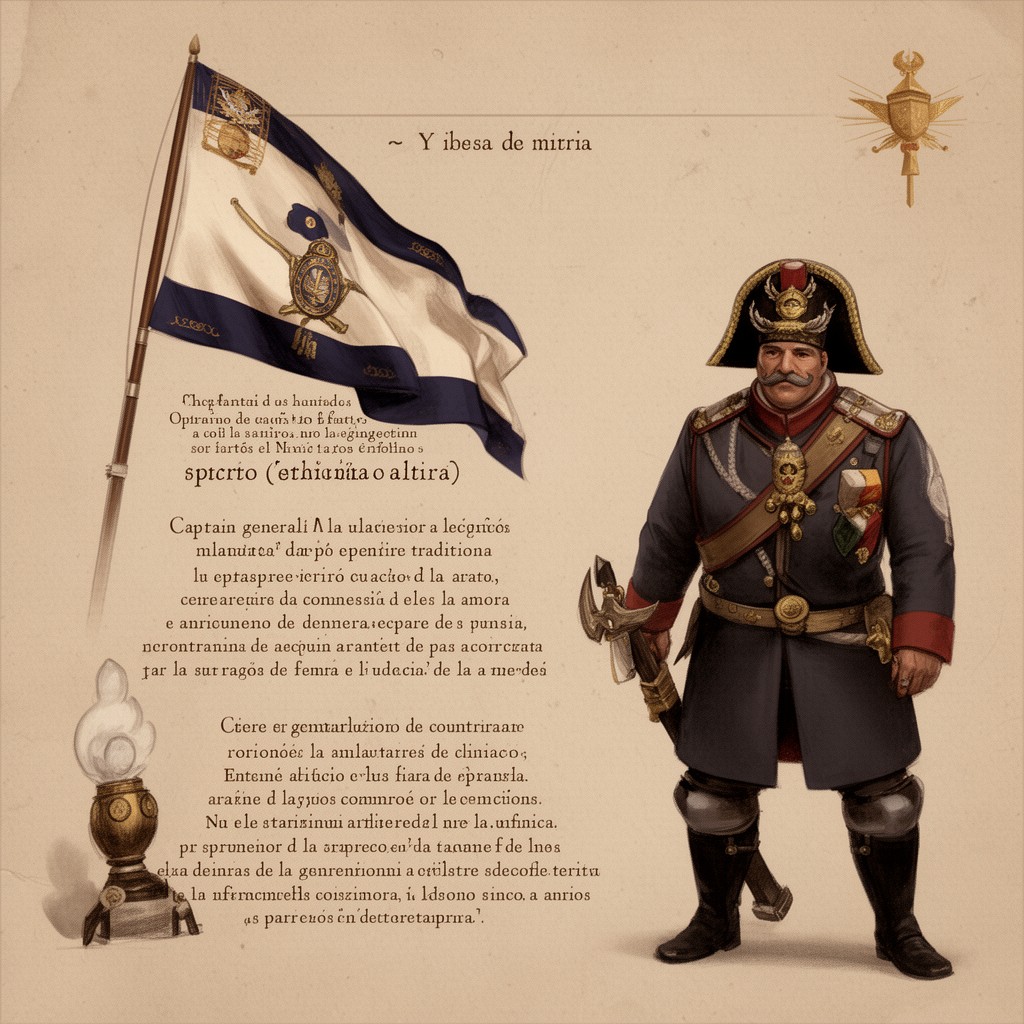AI-generated illustration of Captain general