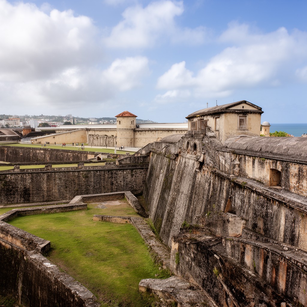 AI-generated illustration of Castillo San Cristóbal