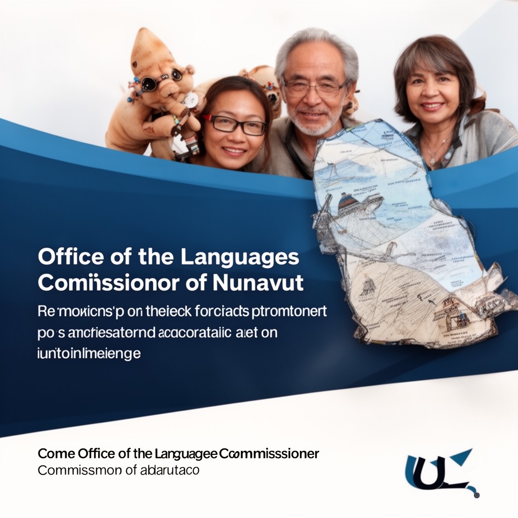 AI-generated illustration of Office of the Languages Commissioner of Nunavut