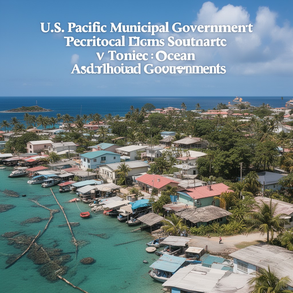 AI-generated illustration of U.S. Pacific municipal governments