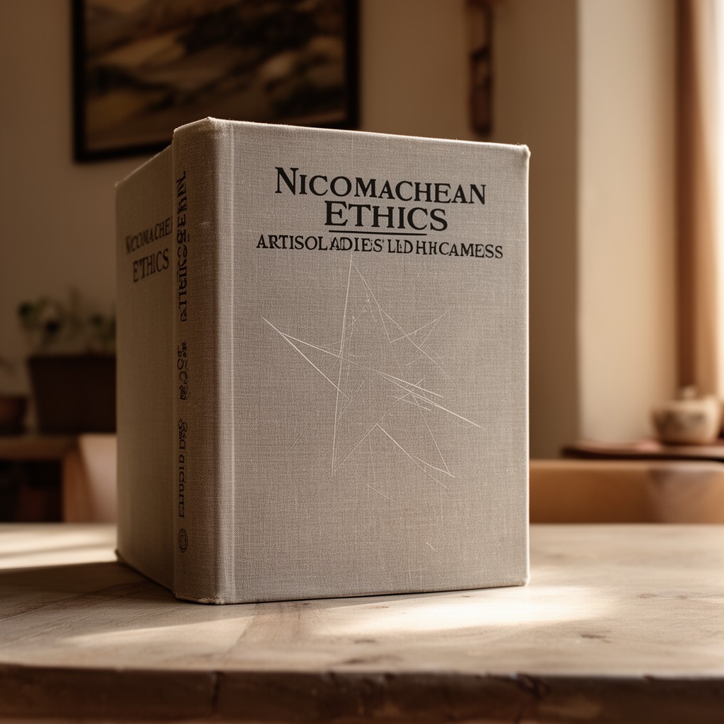 AI-generated illustration of Nicomachean Ethics