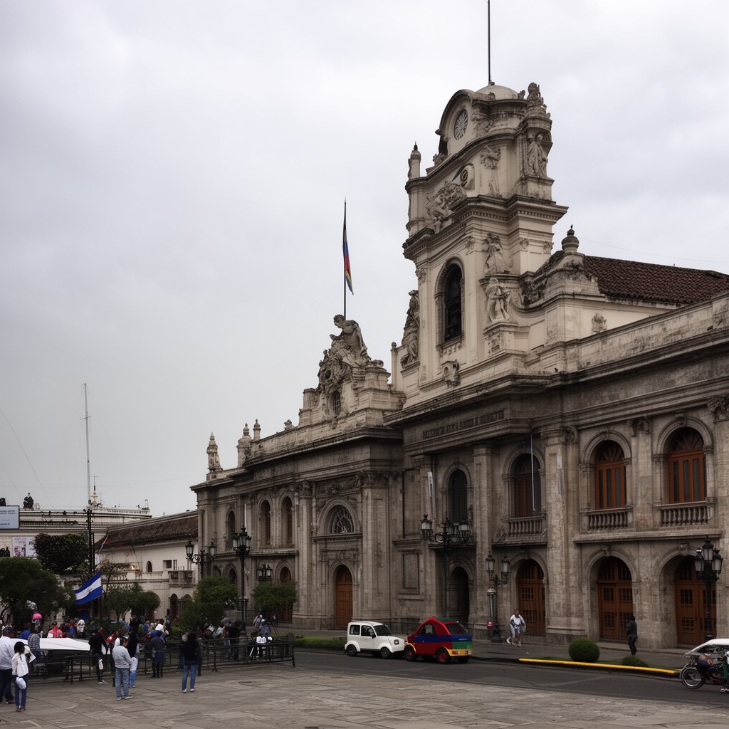AI-generated illustration of Universidad de San Carlos de Guatemala