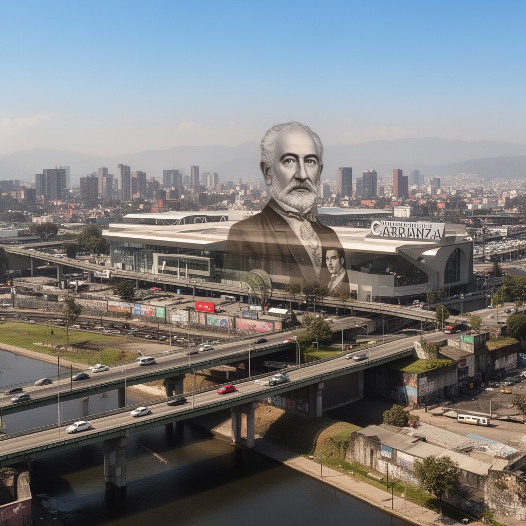 AI-generated illustration of Venustiano Carranza