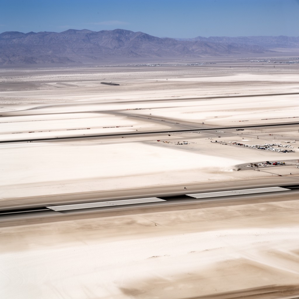 AI-generated illustration of White Sands Space Harbor (former Shuttle landing site)