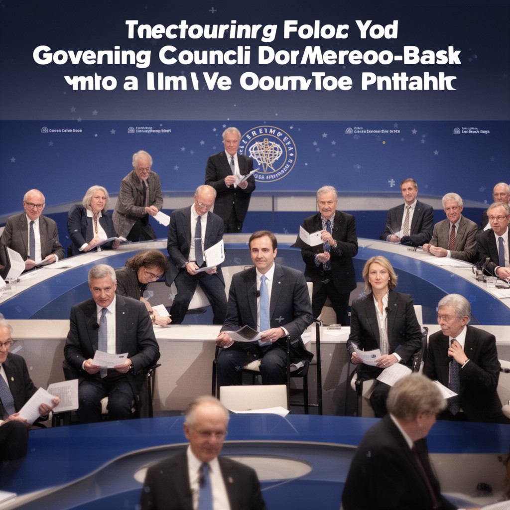 AI-generated illustration of Governing Council of the European Central Bank