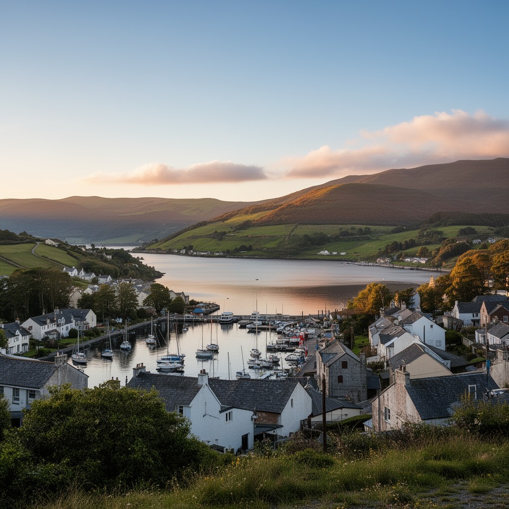 AI-generated illustration of Port Bannatyne