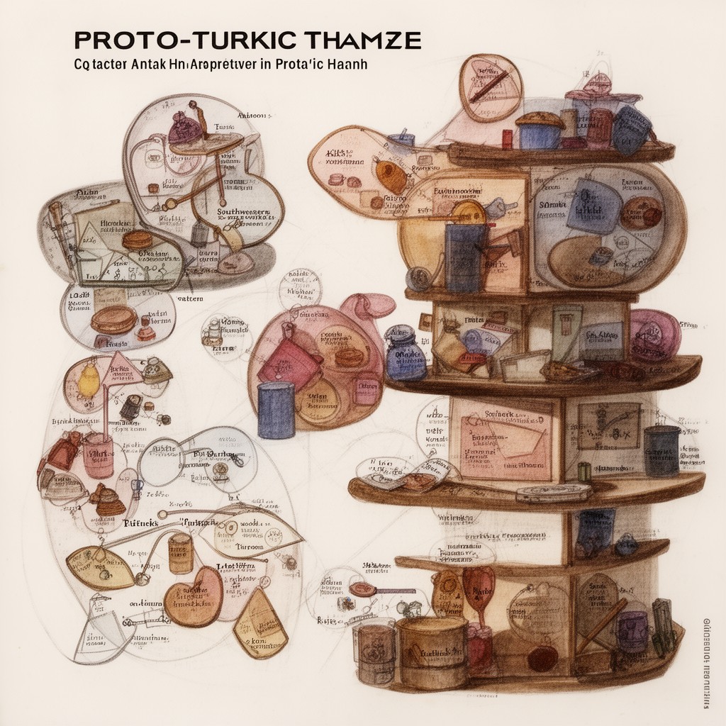 AI-generated illustration of Proto-Turkic