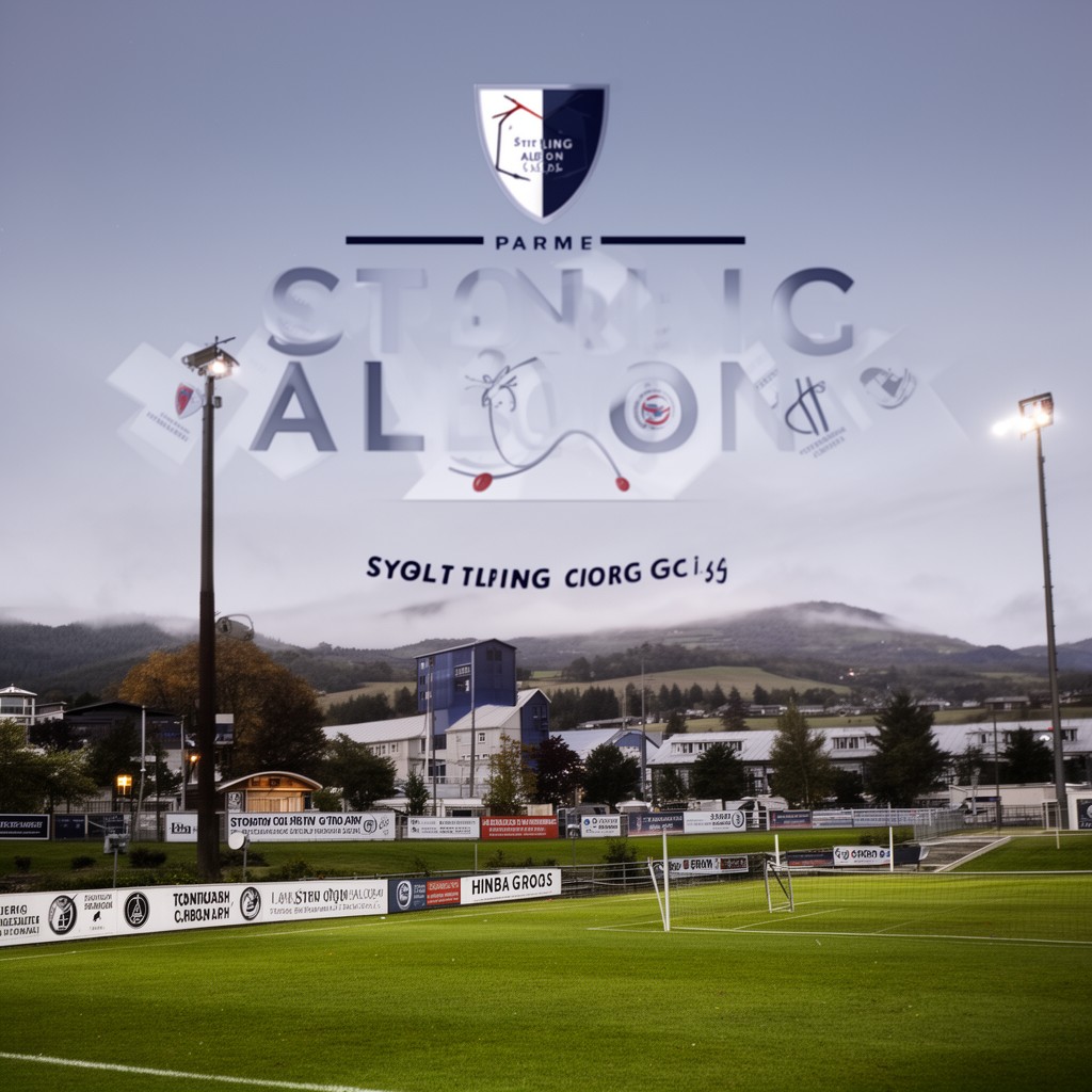AI-generated illustration of Stirling Albion F.C.