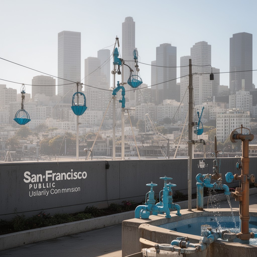 AI-generated illustration of San Francisco Public Utilities Commission