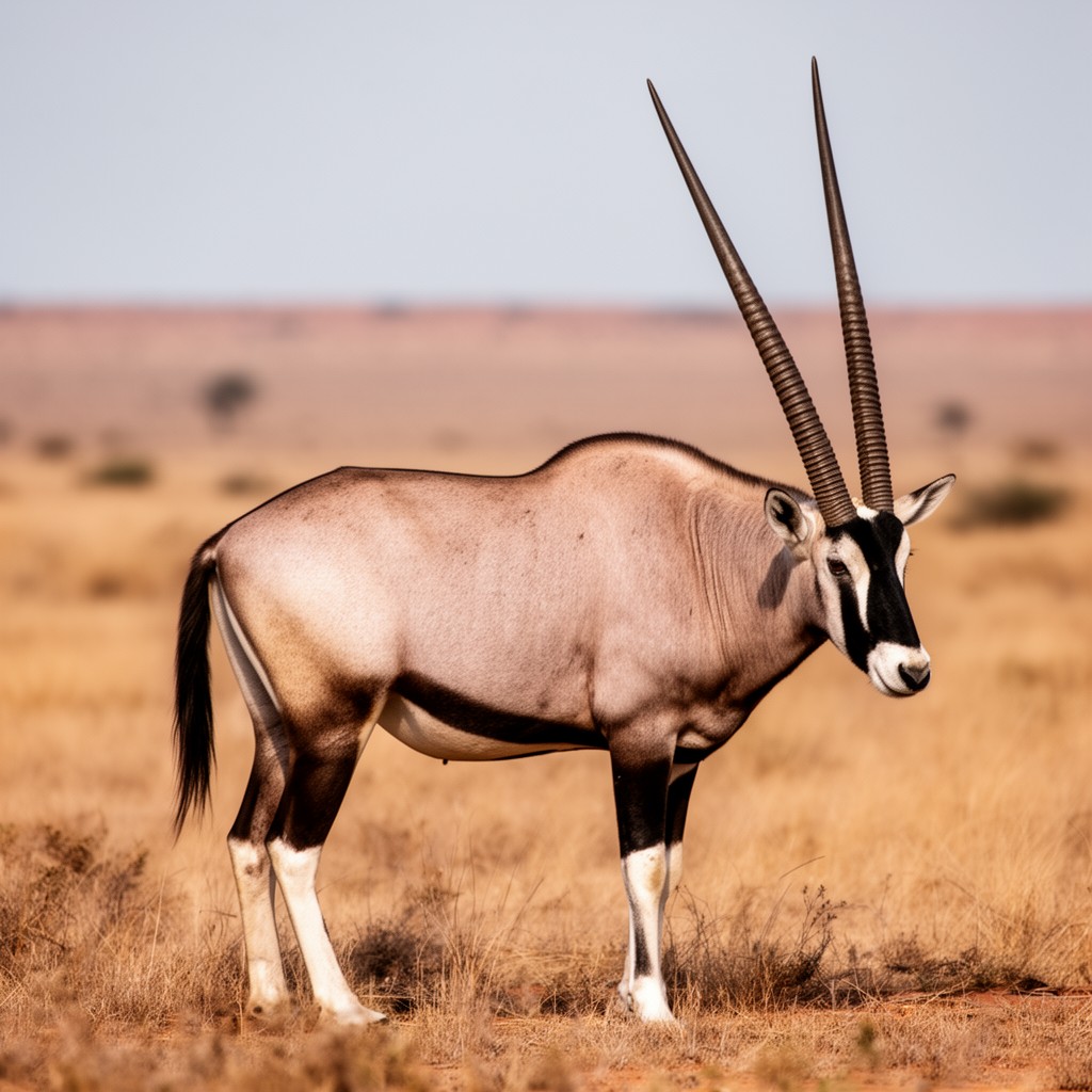 AI-generated illustration of Oryx gazella