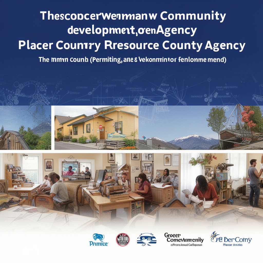 AI-generated illustration of Placer County Community Development Resource Agency