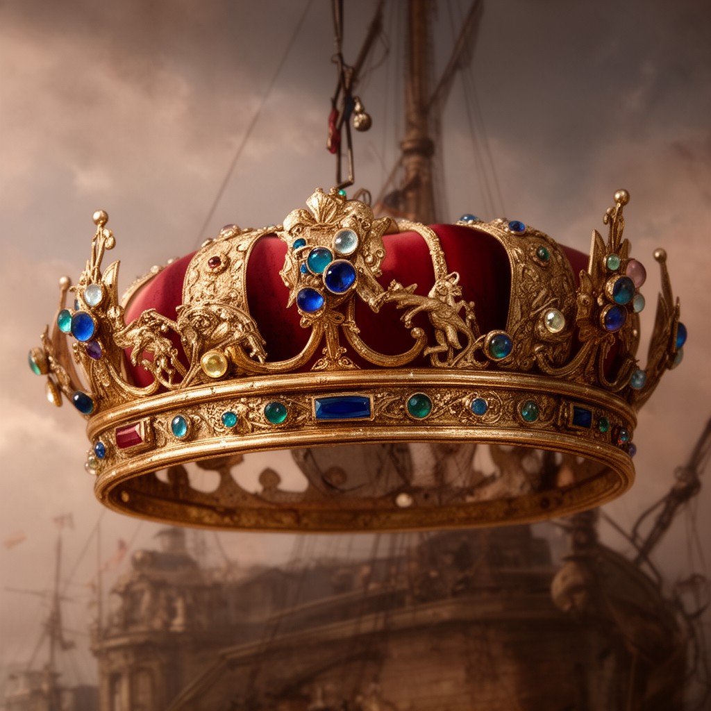 AI-generated illustration of Crown of Aragon