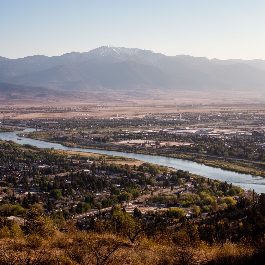 AI-generated illustration of Truckee Meadows