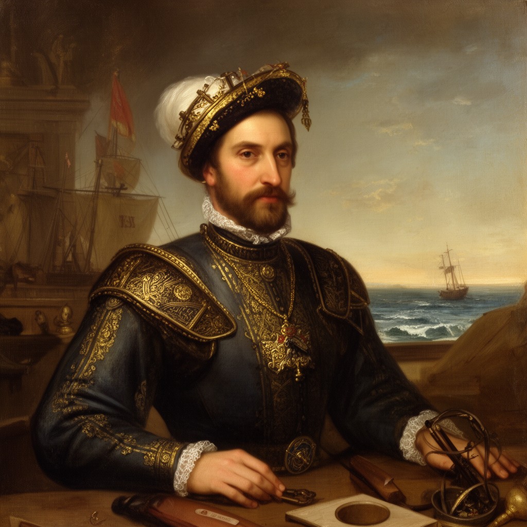 AI-generated illustration of Bartolomeu Dias