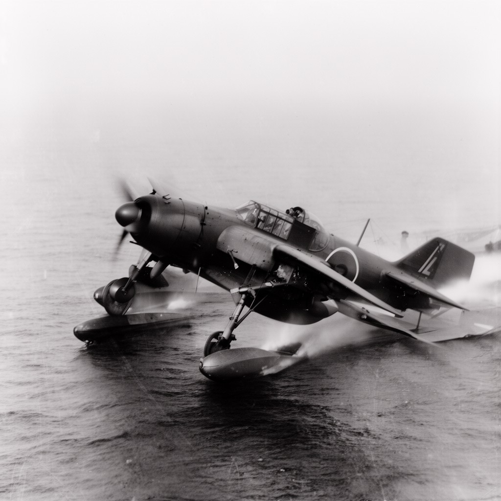 AI-generated illustration of Aichi D1A