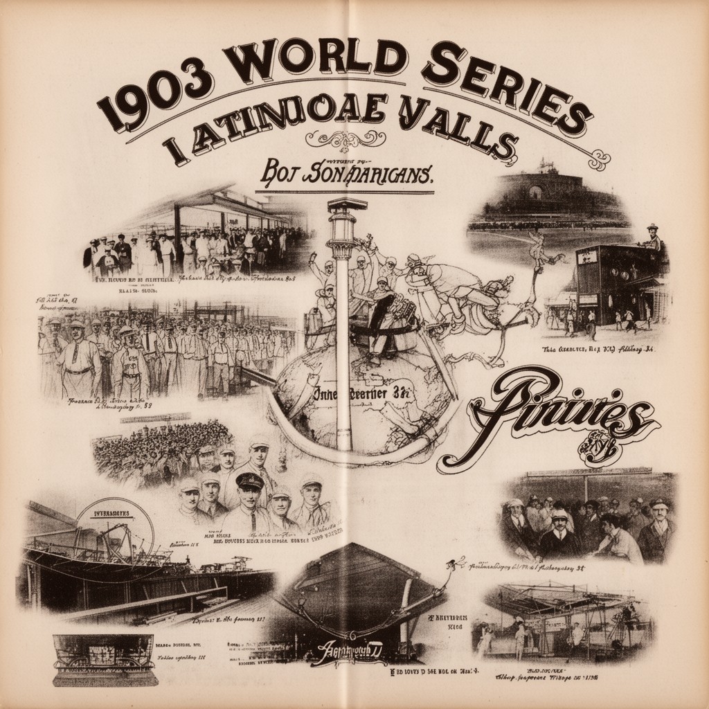 AI-generated illustration of 1903 World Series