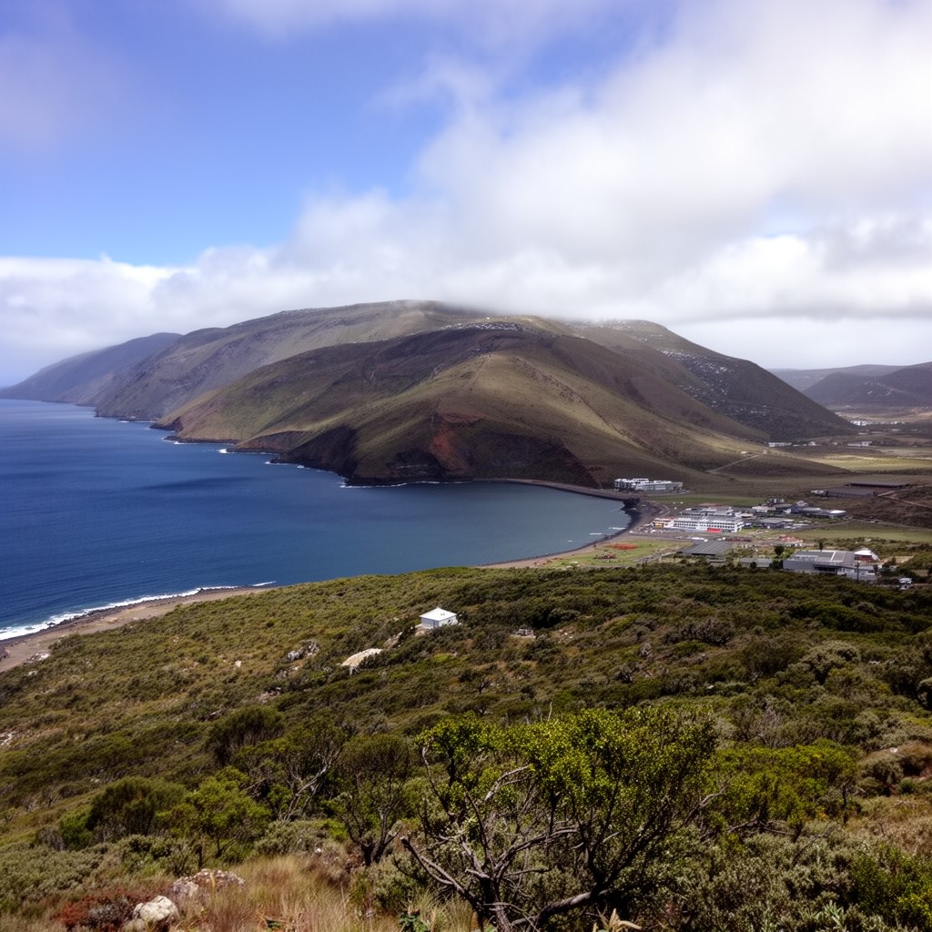 AI-generated illustration of Ascension Island