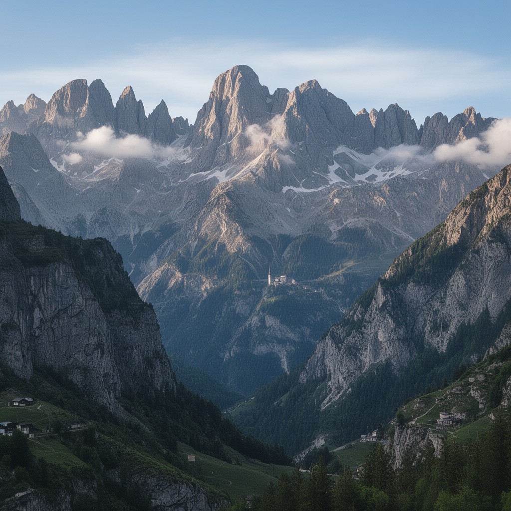 AI-generated illustration of Southern Limestone Alps