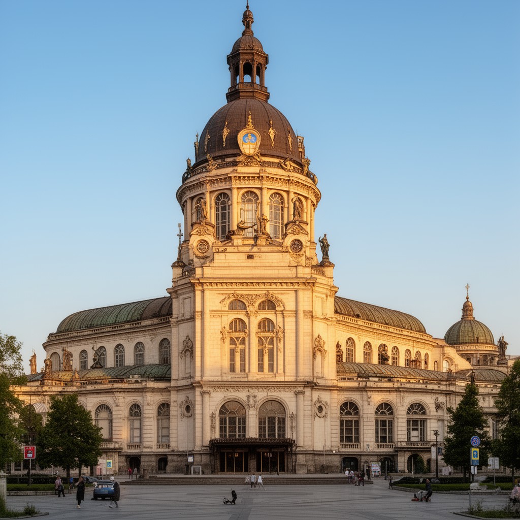 AI-generated illustration of Patriarchal Cathedral of Bucharest
