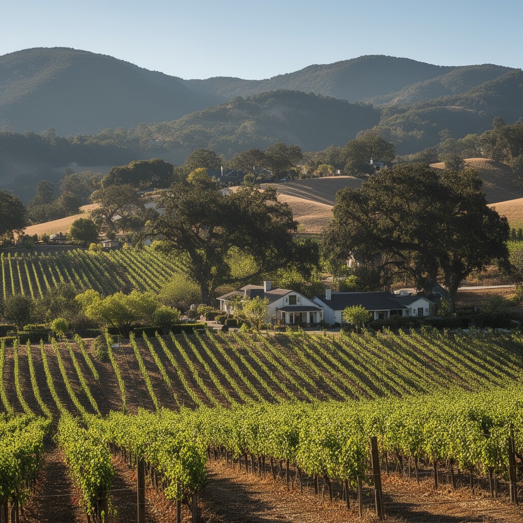AI-generated illustration of Glen Ellen