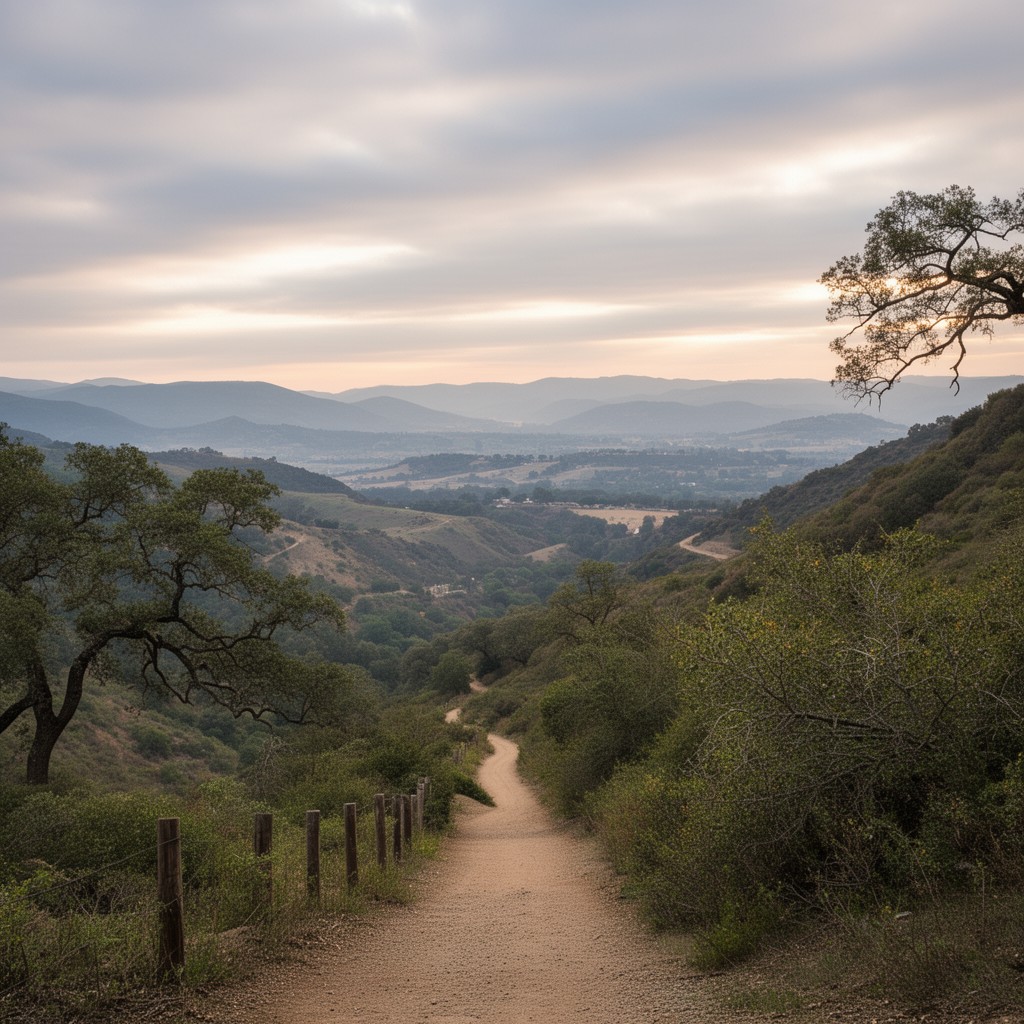 AI-generated illustration of Sonoma Overlook Trail