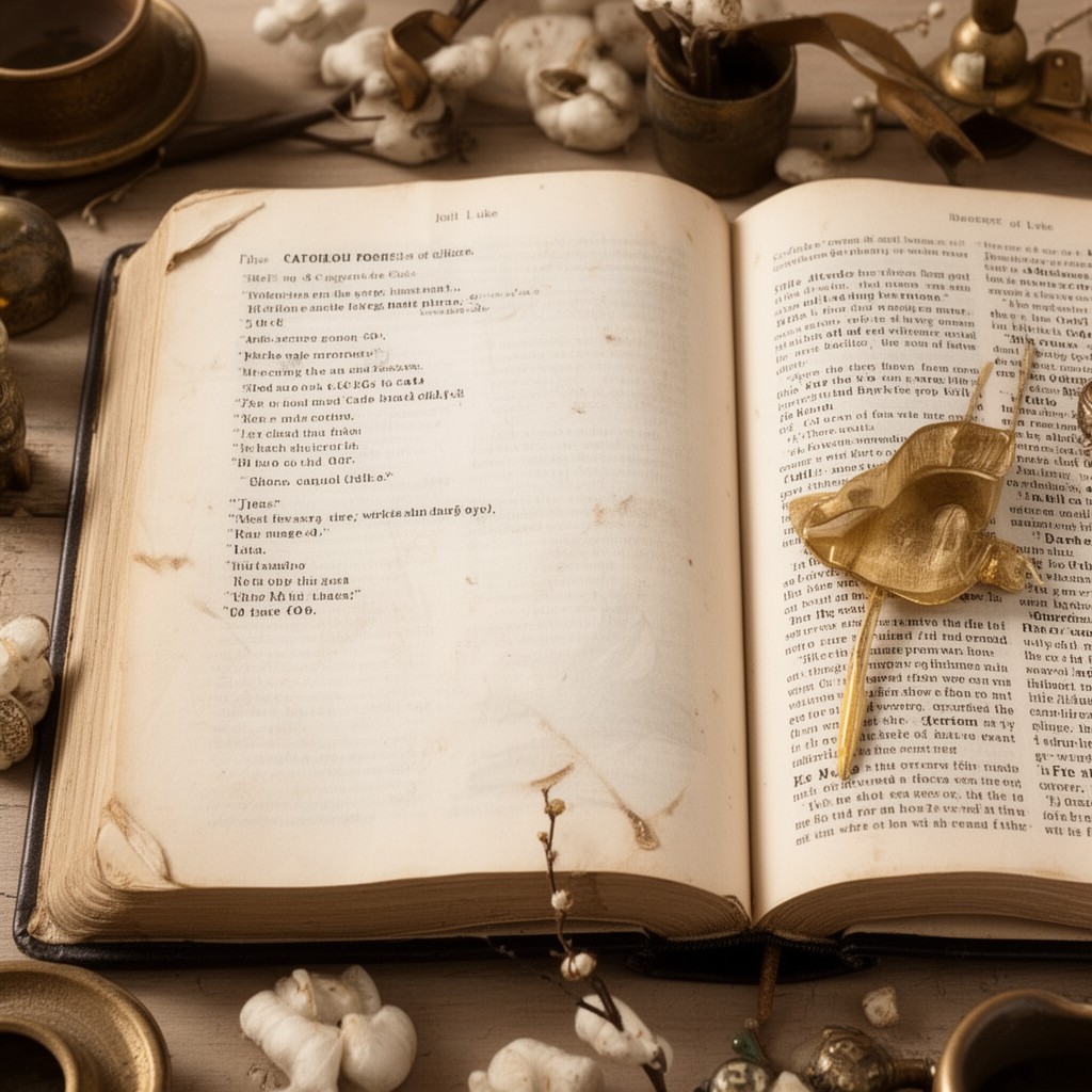AI-generated illustration of Gospel of Luke