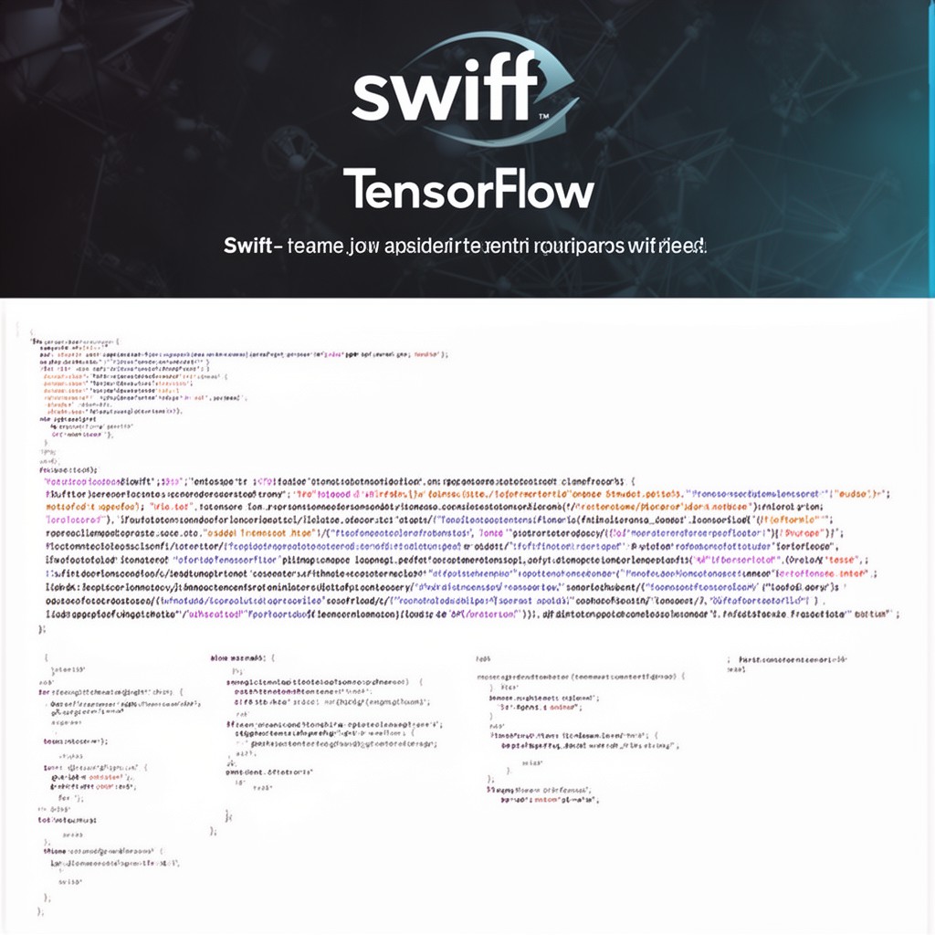 AI-generated illustration of Swift for TensorFlow