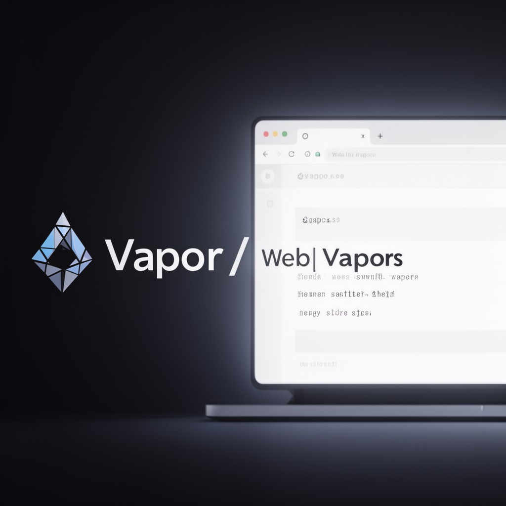 AI-generated illustration of Vapor (web framework)