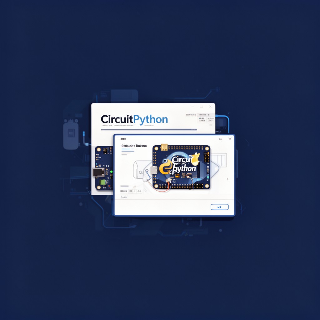 AI-generated illustration of CircuitPython