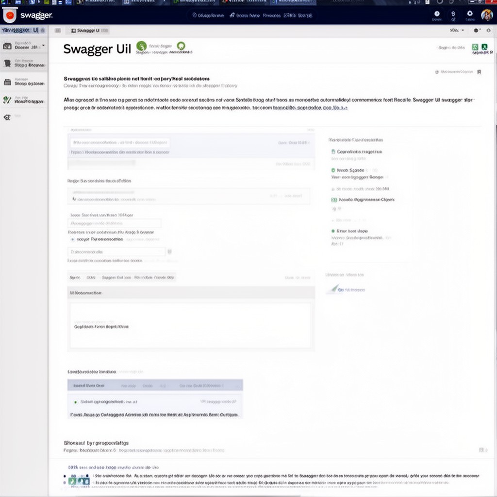 AI-generated illustration of Swagger UI