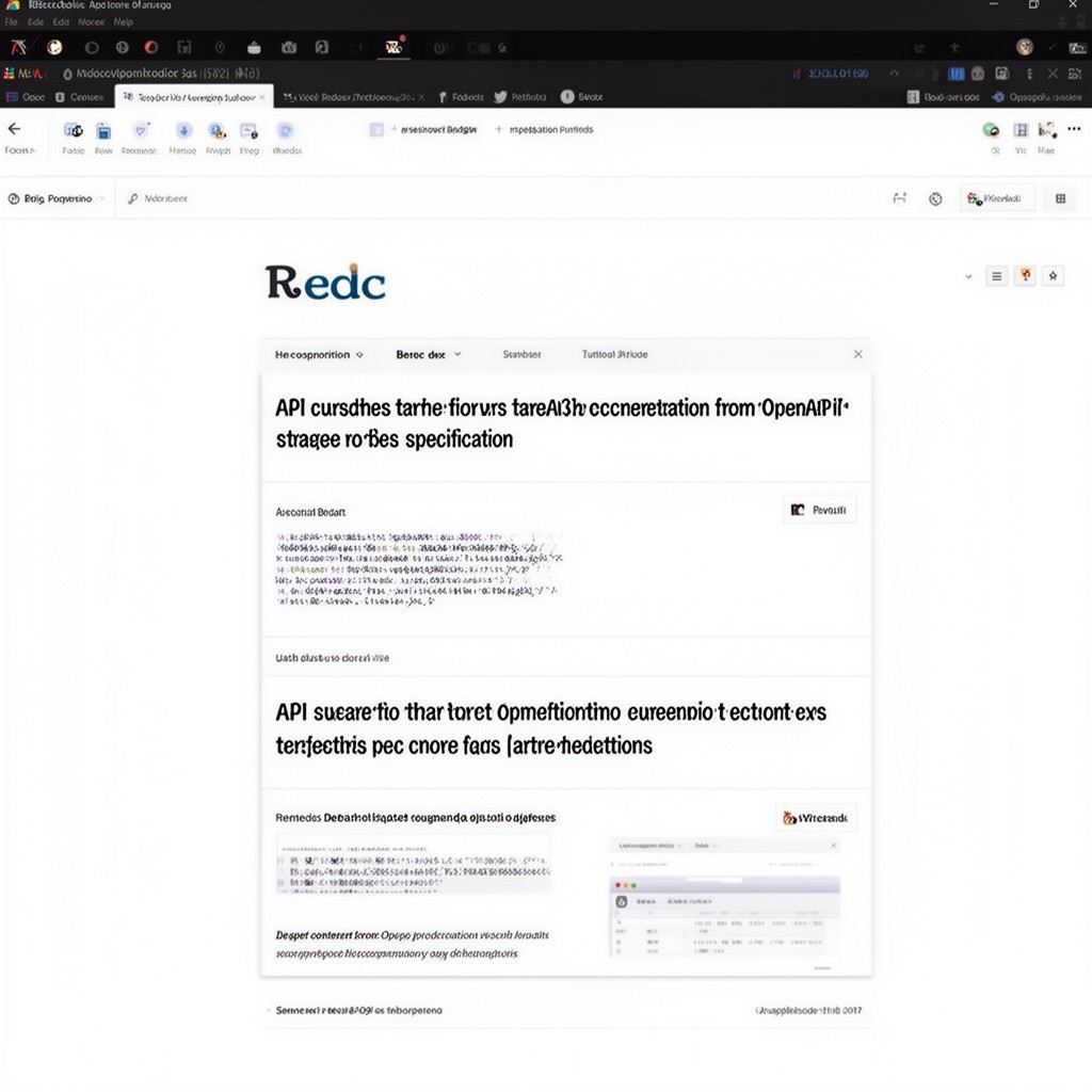 AI-generated illustration of ReDoc