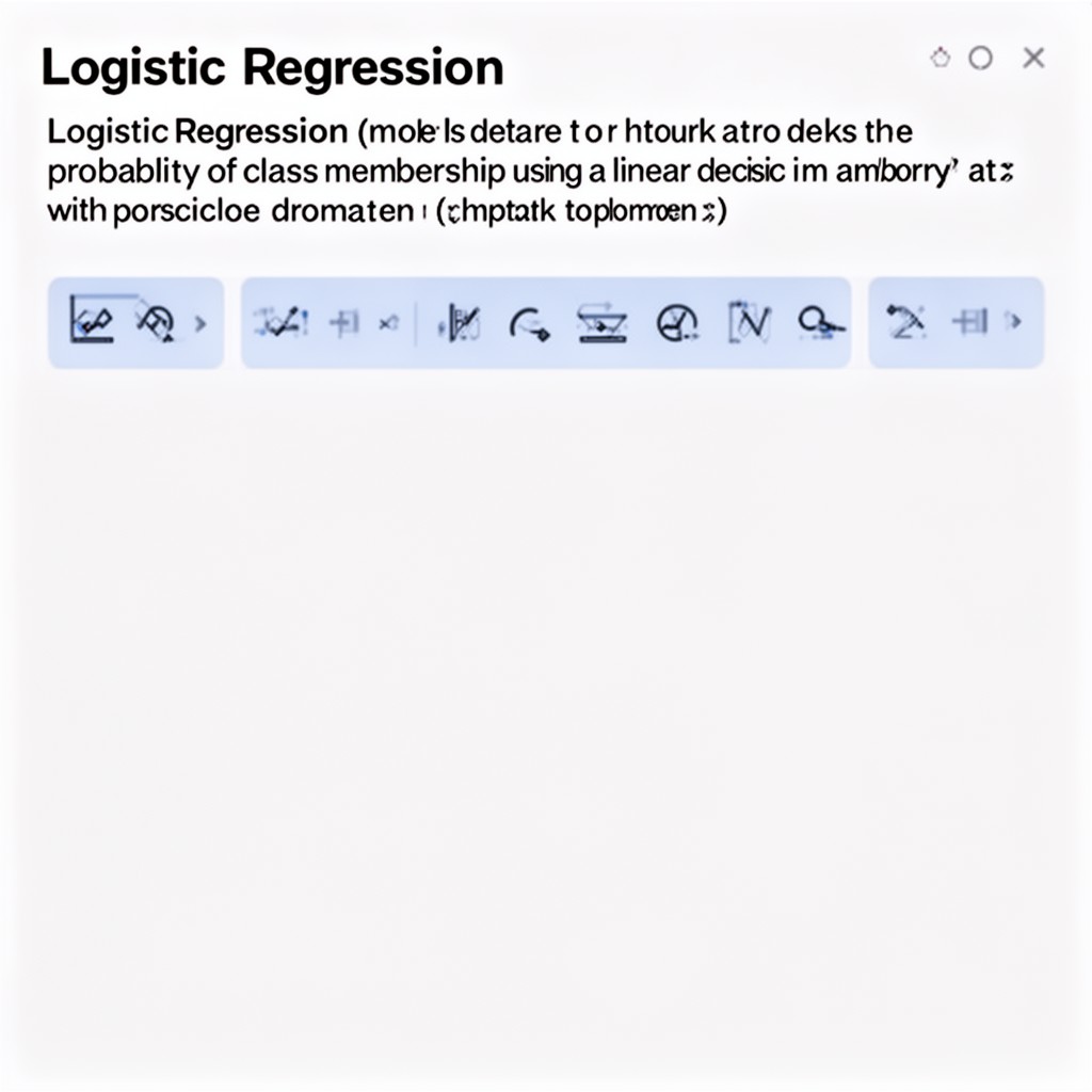 AI-generated illustration of LogisticRegression
