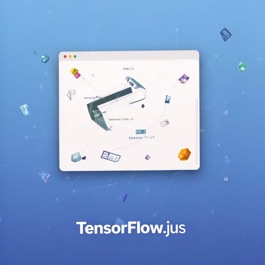 AI-generated illustration of TensorFlow.js