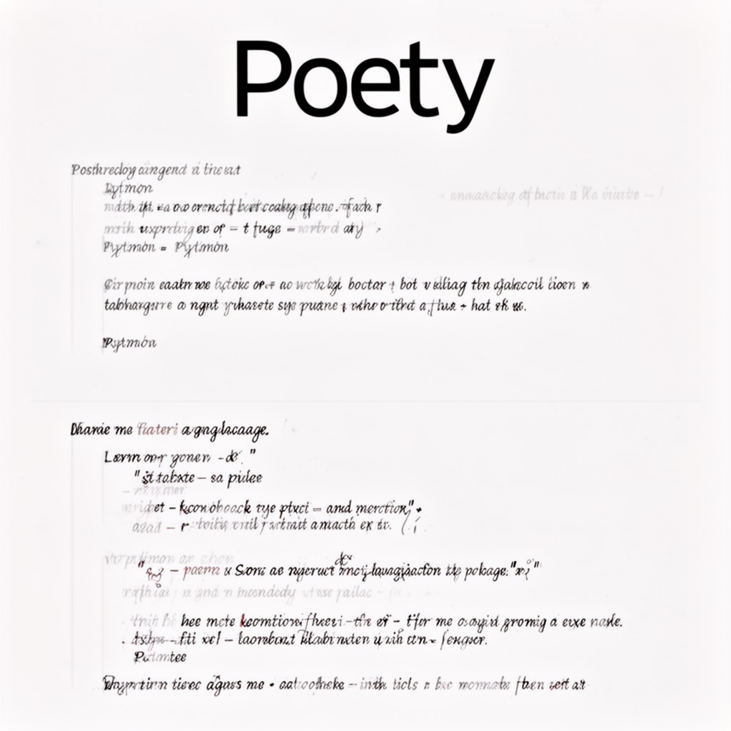 AI-generated illustration of Poetry