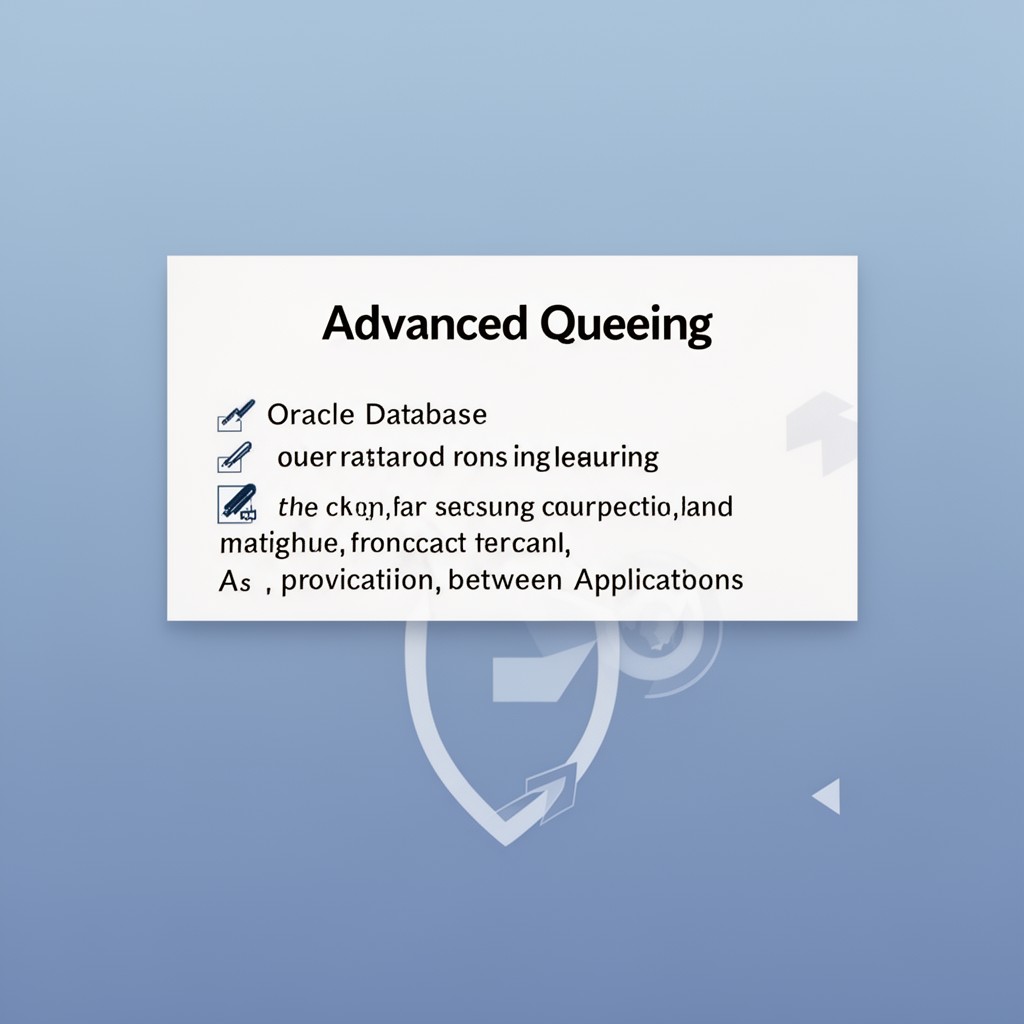 AI-generated illustration of Advanced Queuing