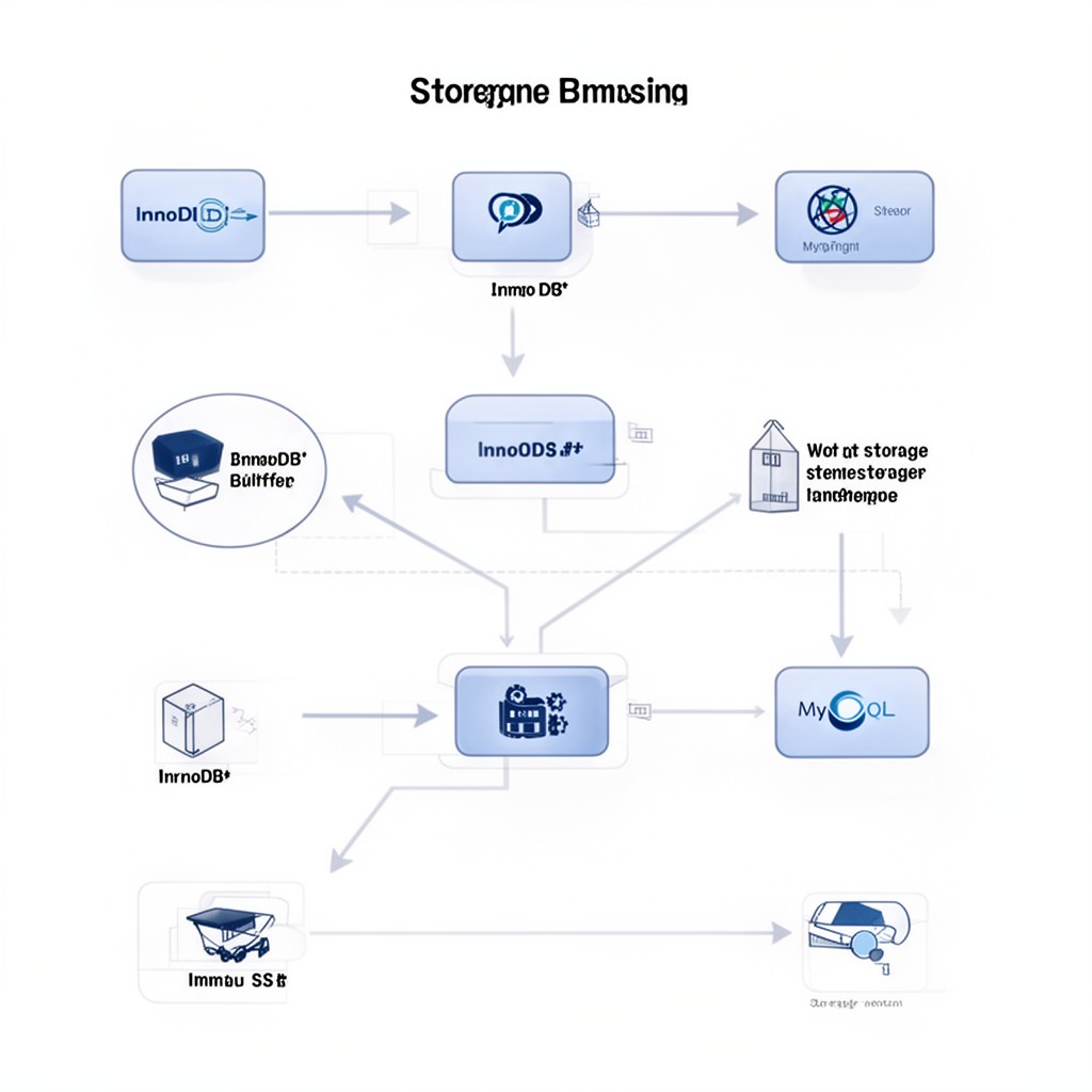 AI-generated illustration of InnoDB storage engine