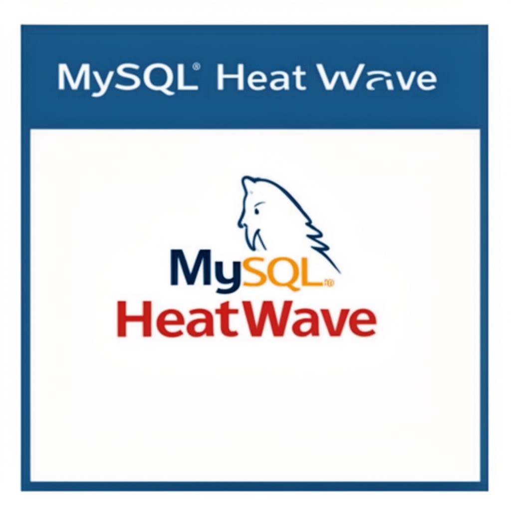 AI-generated illustration of MySQL HeatWave