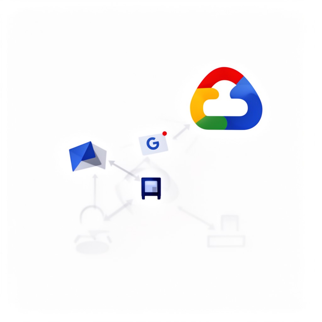 AI-generated illustration of Google Cloud Pub/Sub