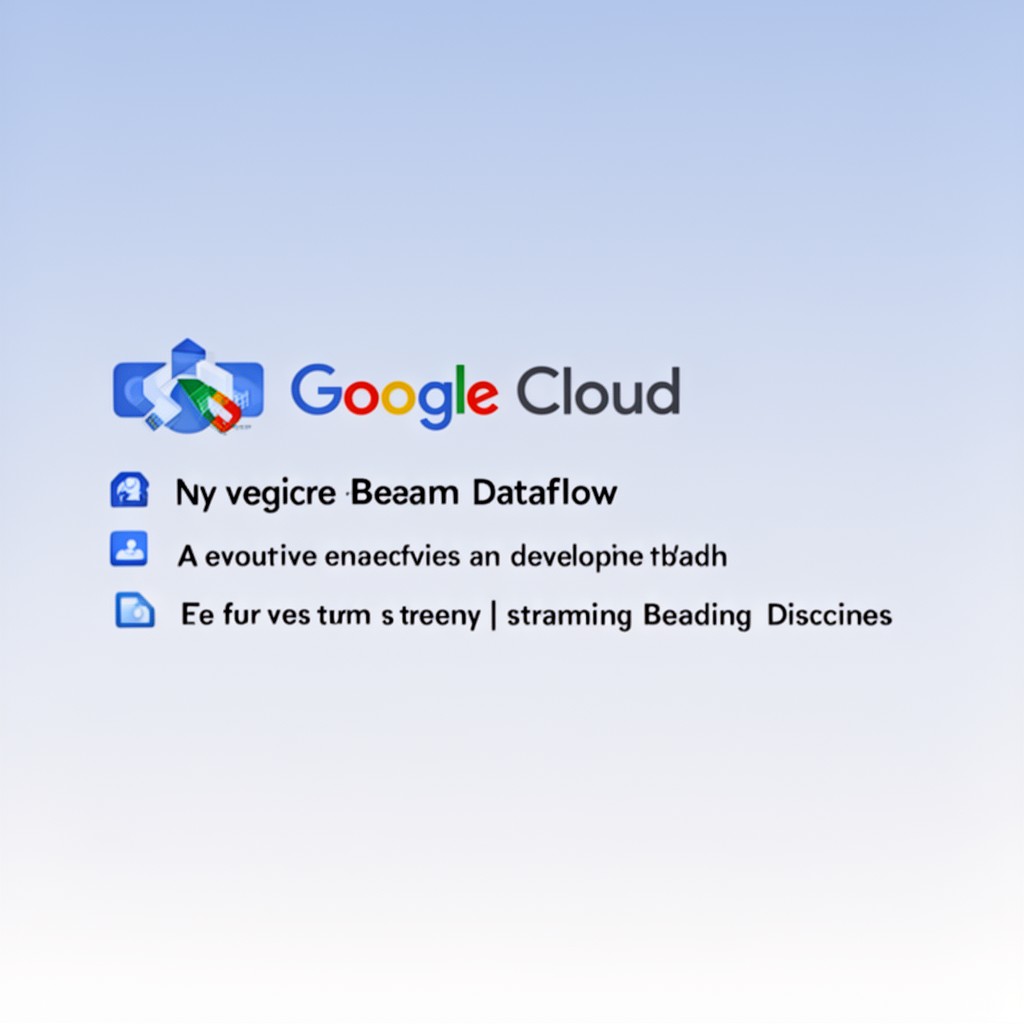 AI-generated illustration of Google Cloud Dataflow