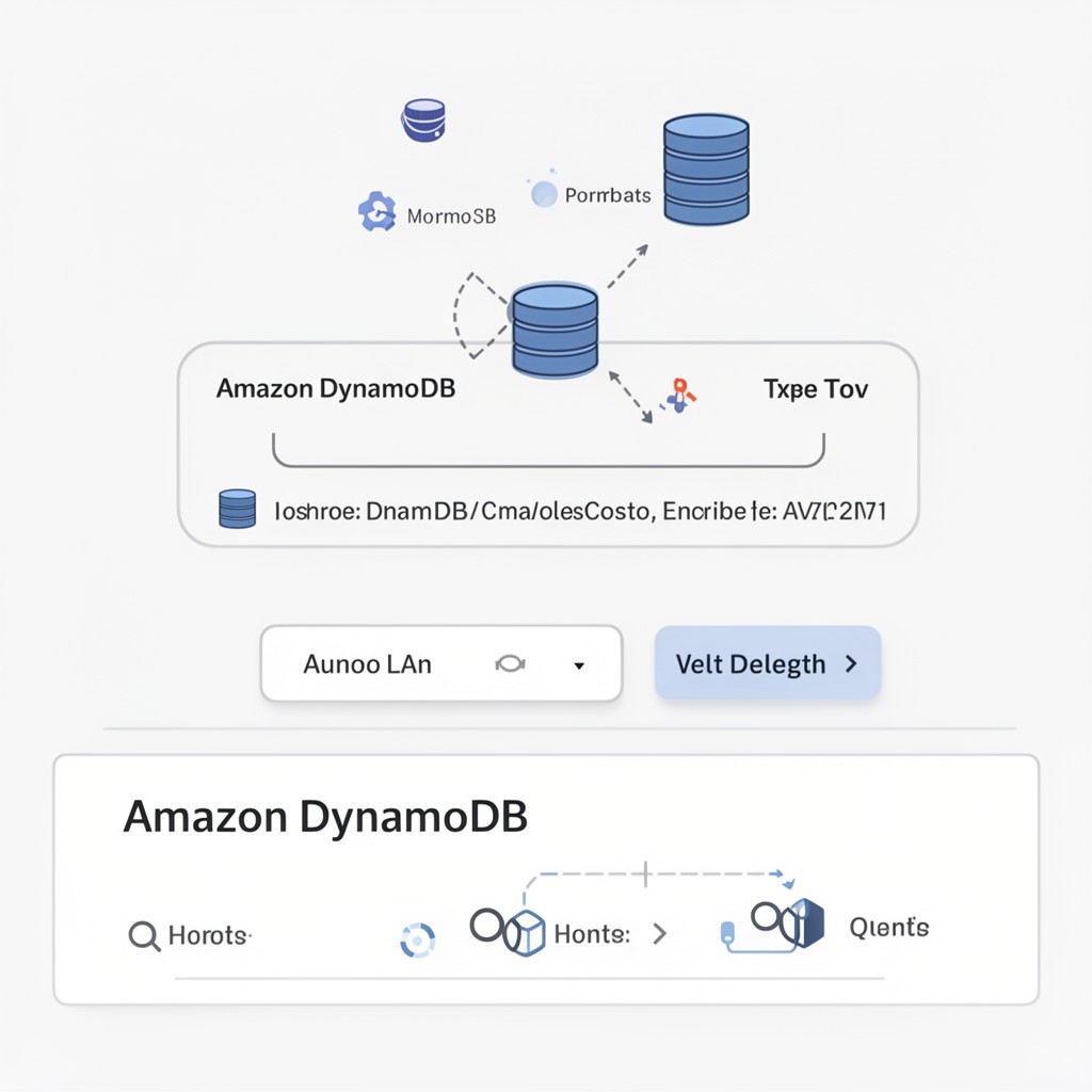 AI-generated illustration of Amazon DynamoDB
