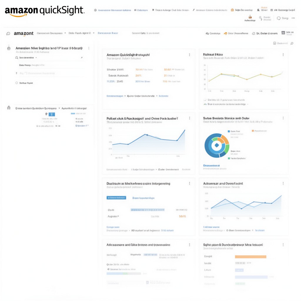AI-generated illustration of Amazon QuickSight