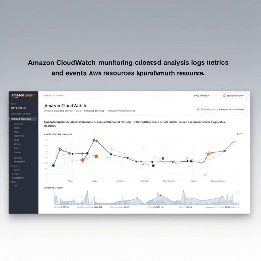 AI-generated illustration of Amazon CloudWatch