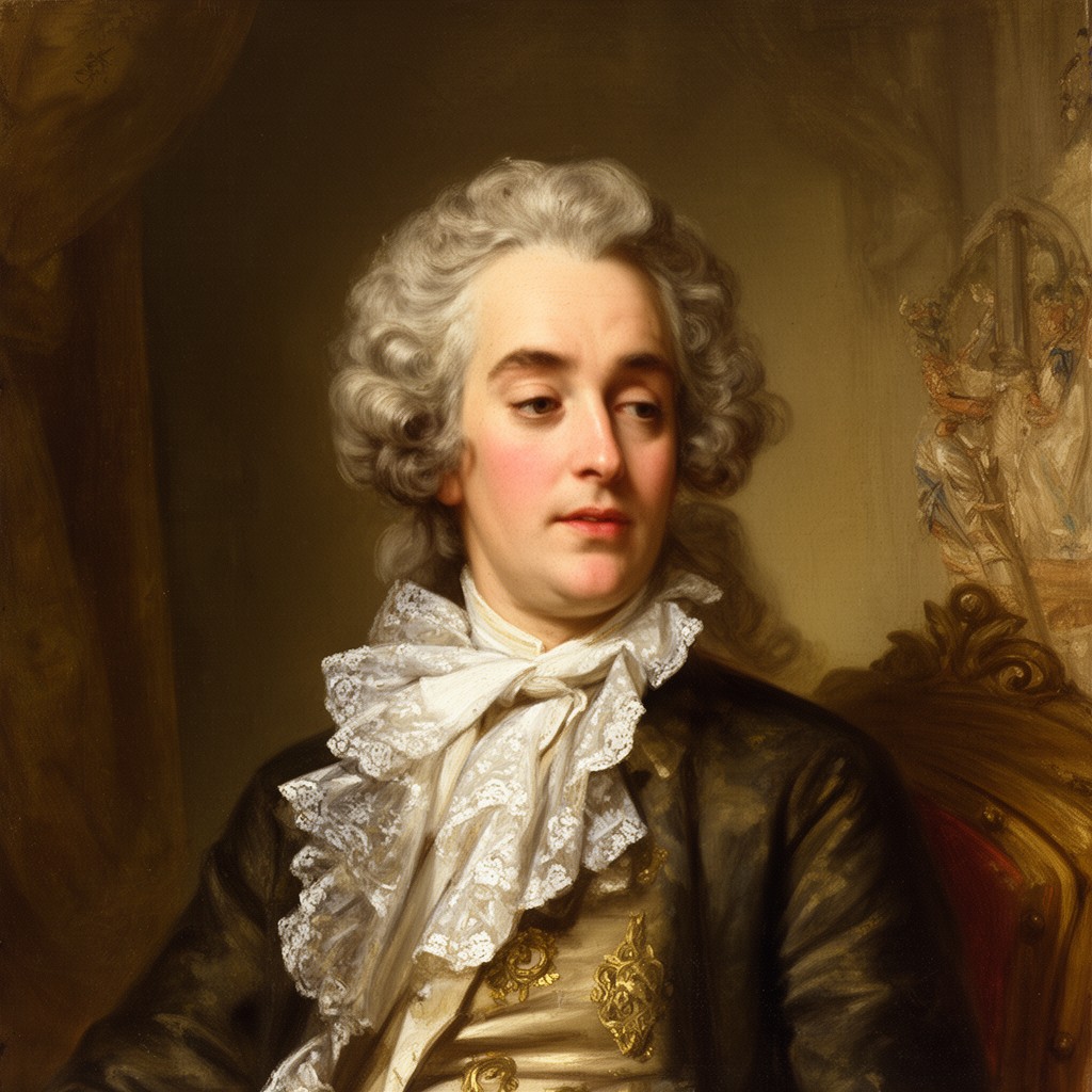 AI-generated illustration of Lord Foppington