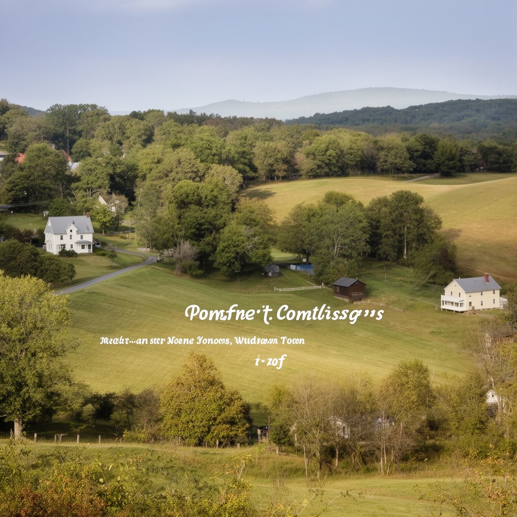 AI-generated illustration of Pomfret, Connecticut, United States